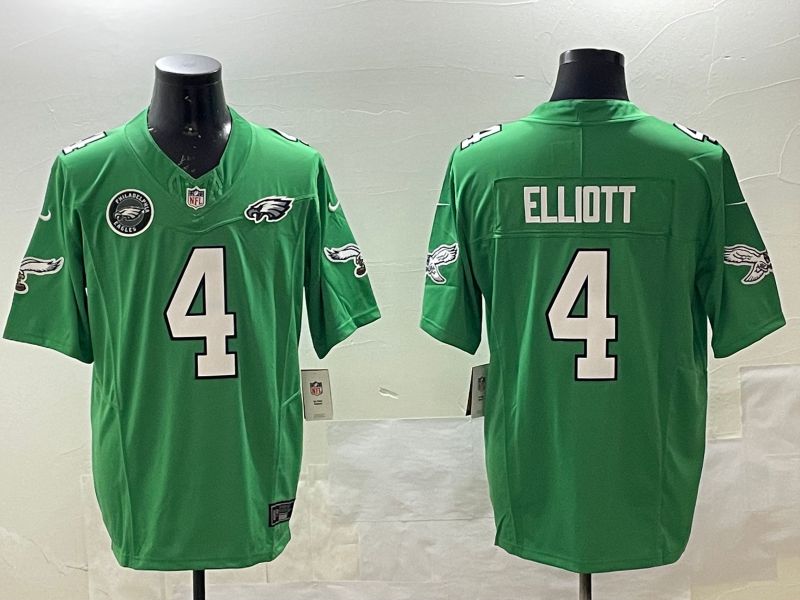 Men Philadelphia Eagles #4 Elliott Green three generations 2025 Nike Vapor Limited NFL Jersey style 5->philadelphia eagles->NFL Jersey